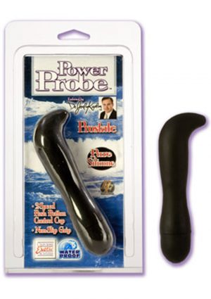 DR JOEL KAPLAN POWER PROBE PROSTATE 4.5 INCH BLACK SILICONE