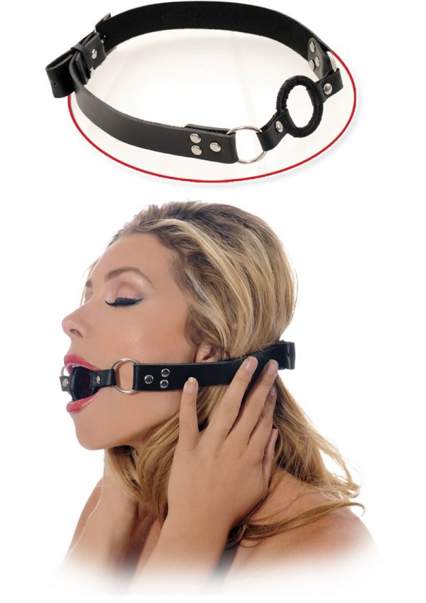 Fetish Fantasy Open Mouth Gag Black