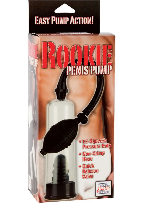 ROOKIE PENIS PUMP 7.5 INCH CLEAR