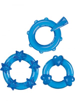 Magic C Rings Set Of 3 Blue