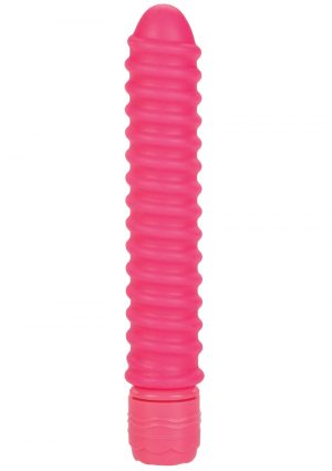 SHANES WORLD SORORITY SCREW VIBE SILICONE 5 INCH PINK