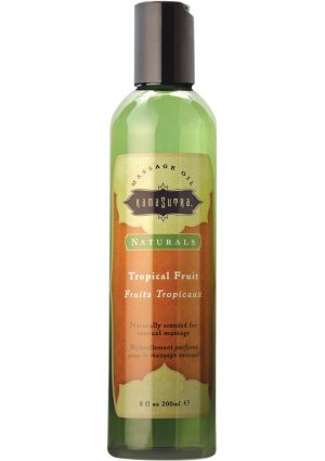 Naturals Sensual Massage Oil Tropical Mango 8 Ounce