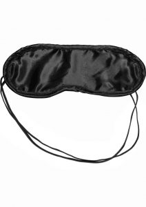 Sex And Mischief Satin Black Blindfold