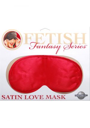 Fetish Fantasy Satin Love Mask Red