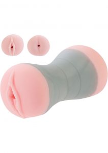 Travel Gripper Pussy And Ass Masturbator Pink