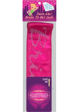 Dare Me Bride To Be`s Sash Game