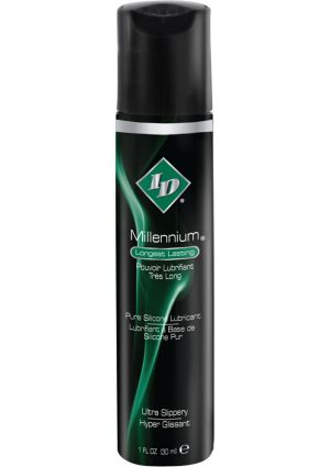 ID Millennium Longest Lasting Pure Silicone Lubricant 1 Ounce Pocket Bottle