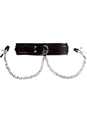 Sportsheets Collar With Nipple Clamps