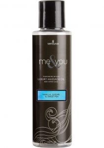 Me And You Pheromone Infused Luxury Massage Oil Vanilla Sugar Sweet Pea 4.2 Ounce