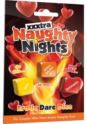 Xxxtra Naughty Nighs Erotic Dare Dice Game