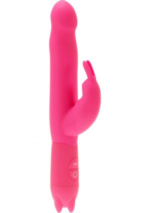 Minx Ultra Joy Silicone Rabbit Vibrator Waterproof Pink