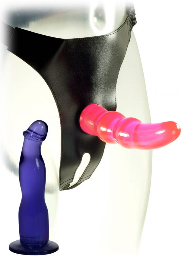 Kinx Double Tip Strap On Pink And Purple