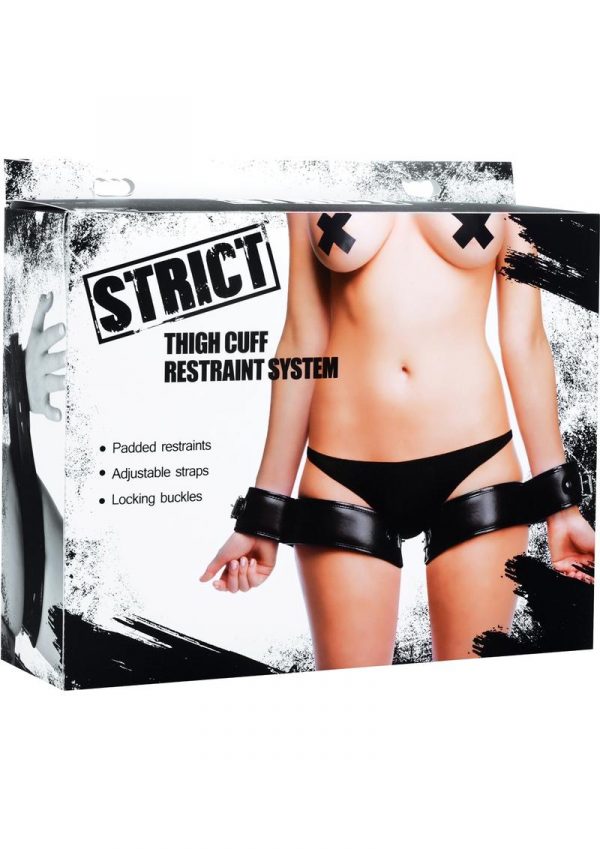 Strict Thigh Cuff Restraint System black