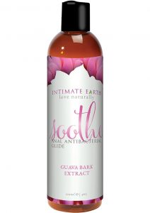 Intimate Earth Soothe Anal Antibacterial Glide Guava Bark Extract 4 Ounce