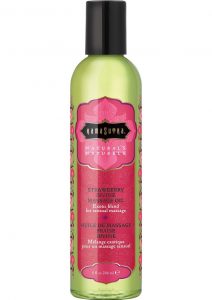 Naturals Sensual Massage Oil Strawberry Dreams 8 Ounce