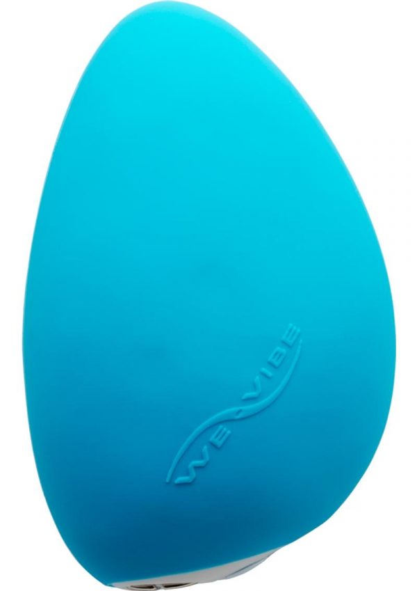 We-Vibe Wish Silicone Rechargeable Vibrator USB App Ready Waterproof Blue