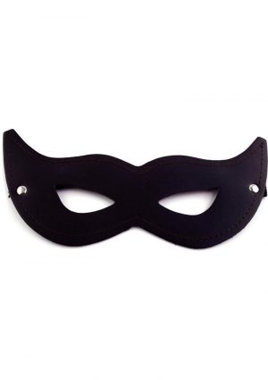 Rouge Leather Cat Mask Black