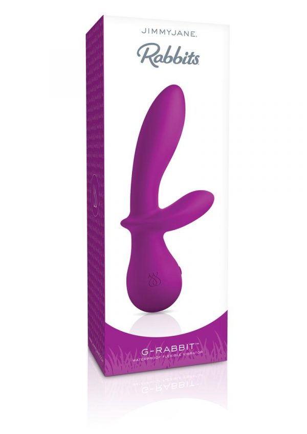 Jimmy Jane G Rabbit Flexible Vibrator Waterproof Purple 7 Inch