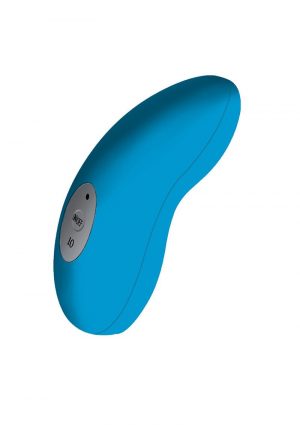 Fuzu Velvet Palm Massager Neon Blue