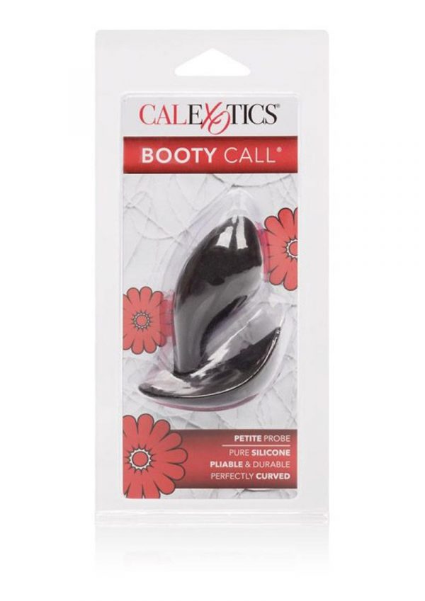 Booty Ball Petite Probe Silicone Anal Plug Black 2.75 Inch