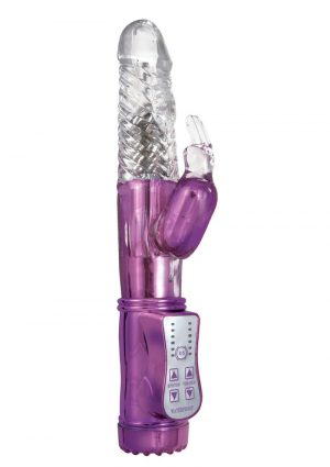 Energize Her Bunny 3 Vibe Waterproof Purple 9 Inch