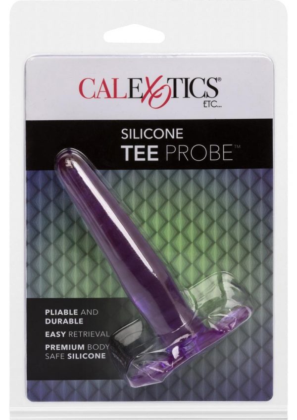 SILICONE TEE PROBE 4.5 INCH PURPLE