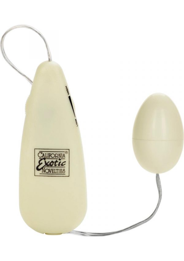 Pocket Exotics Glowing Egg Glow In The Dark 2 Inch Ivory