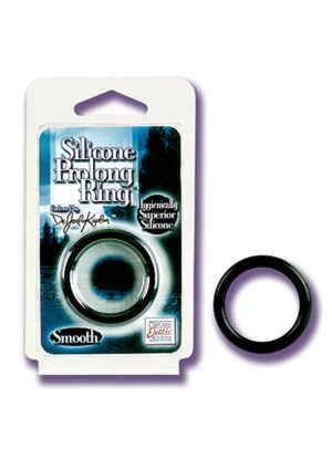 DR JOEL KAPLAN SILICONE PROLONG RING SMOOTH BLACK