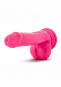 Neo Dual Density Realistic Cock With Balls Pink 6 Inch