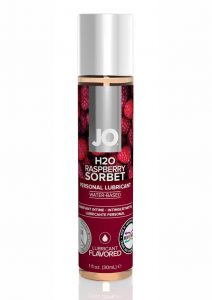 Jo H2O Water Based Flavored Lubricant Raspberry Sorbet 1 Ounce