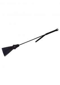 Rouge Tasseled Riding Crop Black Bondage