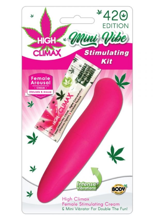 High Climax Mini Vibrator Stimulating Kit Pink