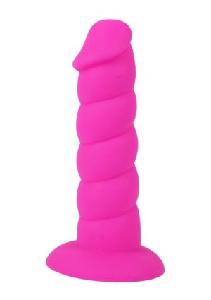 Rock Candy Suga Daddy 5.5 Dildo Non Vibrating Suction Cup Base Pink