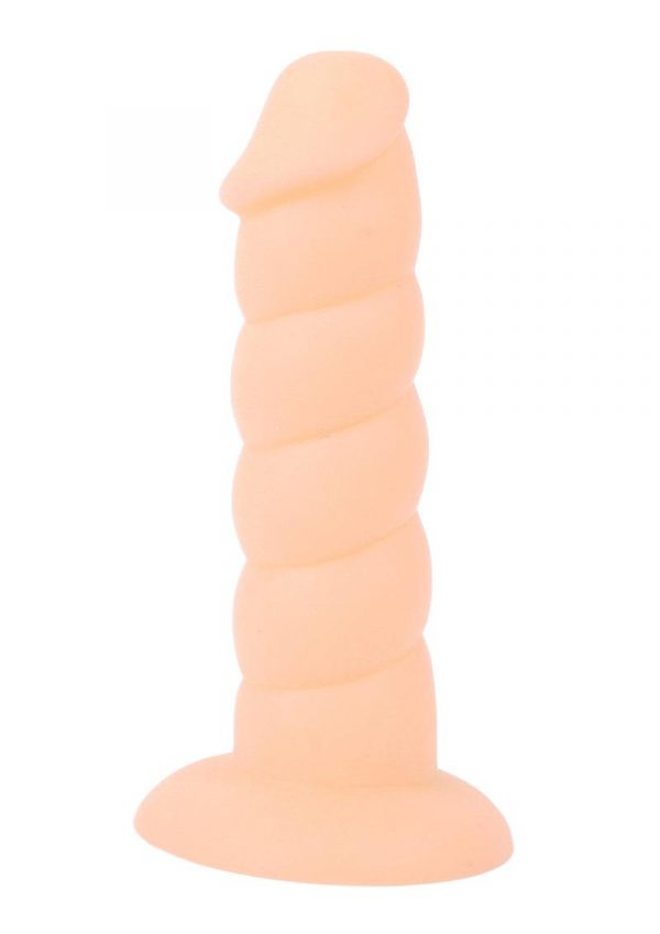 Rock Candy Suga Daddy 5.5 Dildo Non Vibrating Suction Cup Base Flesh