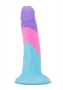 Avant D15 Vision Of Love Platinum Cured Silicone Dildo Multi-Color 5.5 Inches