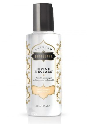 Divine Nectars Kissable Passion Gel Water Based Vanilla Creme 5 Ounces