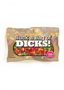 Candy Prints Suck A Bag Of Dicks Assorted Flavors 3 Ounce Bag