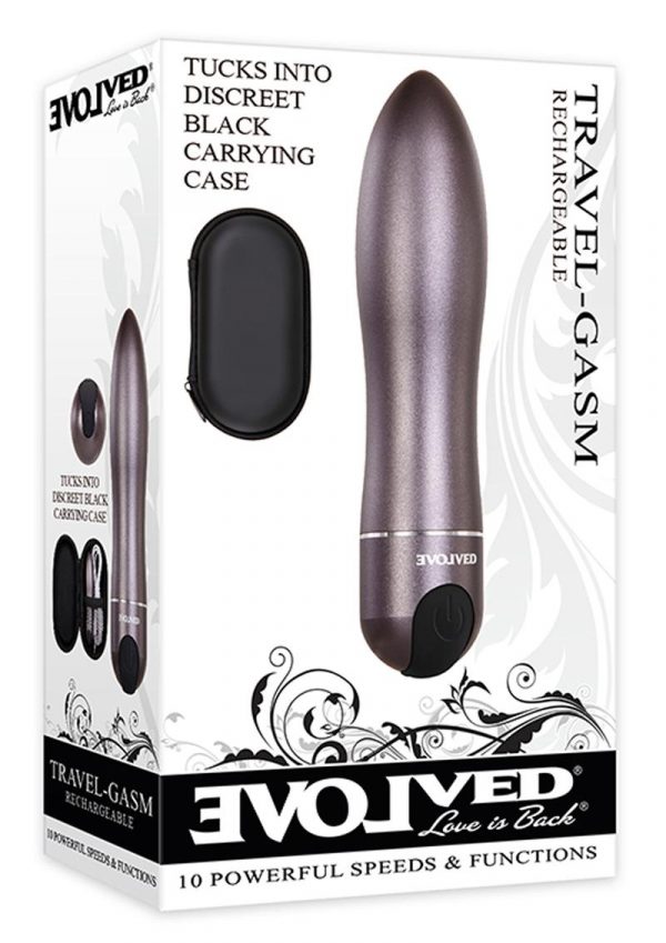 Travel Gasm Rechargeable Bullet - Gun Metal