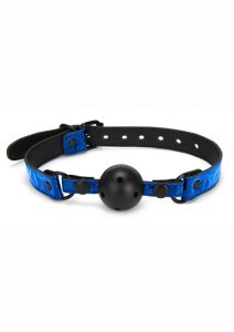 Whipsmart Deluxe Ball Gag - Blue