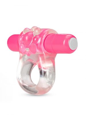 Play With Me Teaser Vibrating Cock Ring - Pink