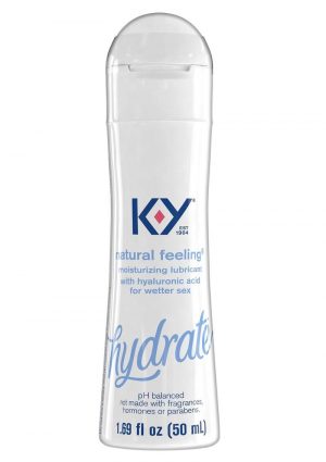 KY Hydrate Natural Feeling Moisturizing Lubricant With Hyaluronic Acid 1.69oz