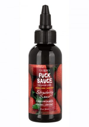 Fuck Sauce Flavored Water Based Personal Lubricant Strawberry 2oz