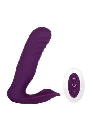 Gender X Velvet Hammer Rechargeable Silicone Wearable Vibrator - Purple