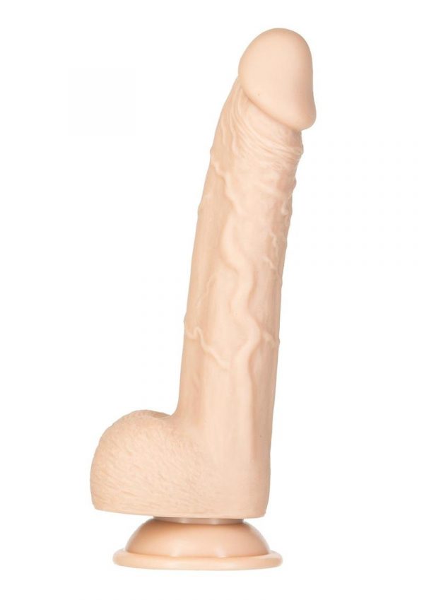 Naked Addiction Tristan Silicone Realistic Dildo with Bonus Bullet 9in - Vanilla