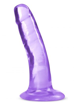 B Yours Plus Hard n` Happy Realistic Dildo 5.5in - Purple