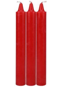 Doc Johnson Japanese Drip Candles - 3 Pack - Red