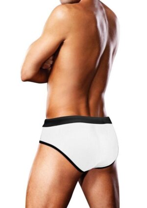 Prowler Oversized Paw Swimming Brief - XLarge - White/Rainbow