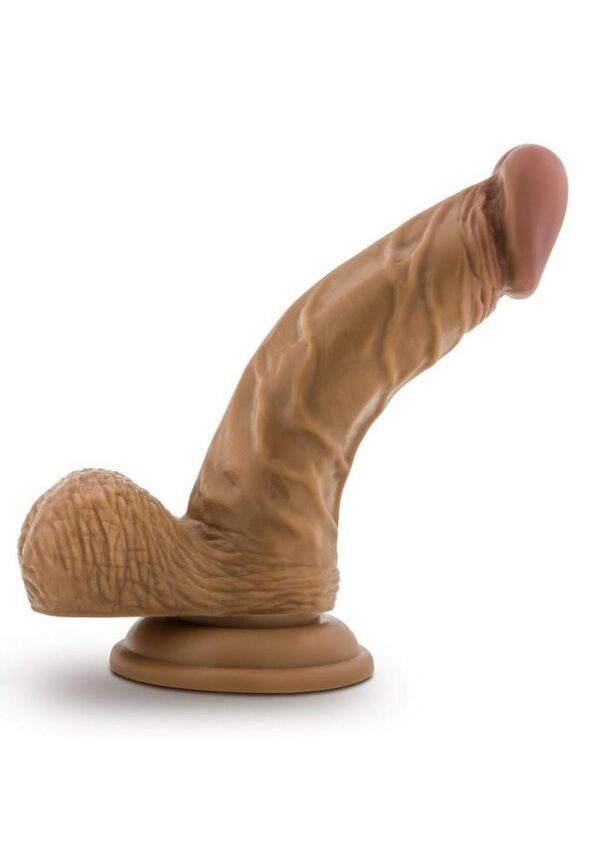 Dr. Skin Dr. Stephen Dildo with Balls and Suction Cup 6.5in - Caramel