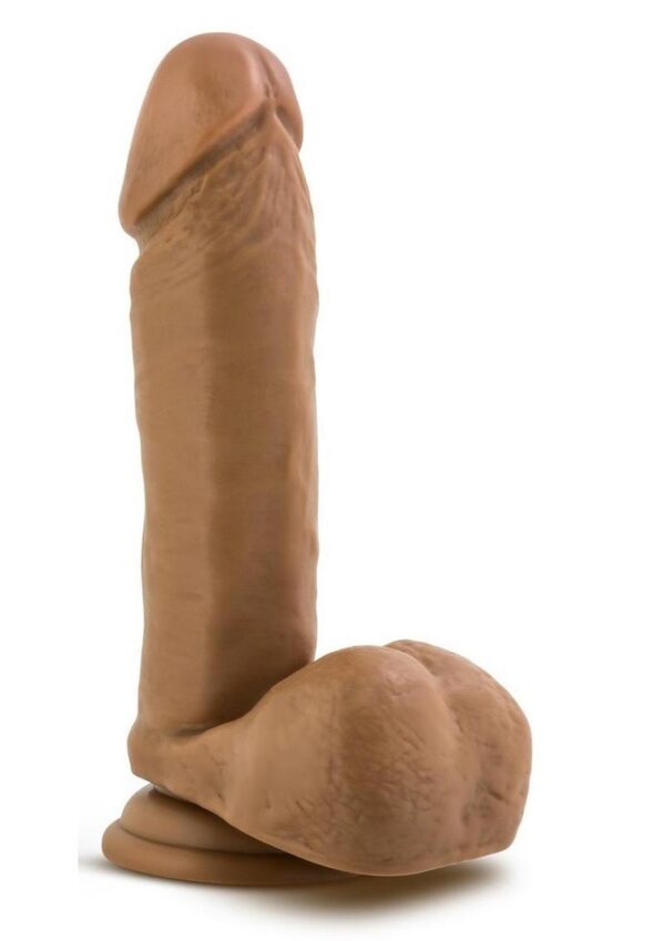 Dr. Skin Dr. William Dildo with Balls and Suction Cup 8in - Caramel