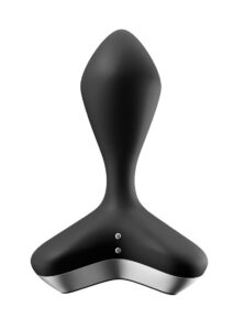 Satisfyer Game Changer Rechargeable Silicone Anal Plug - Black